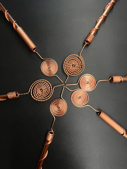 Tesla Exotic Mix Package - 6 Copper Spiral 369 Electroculture Antennas