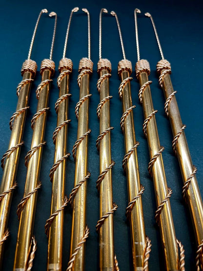 8 pack Electroculture Copper Antenna - Tensor Weave